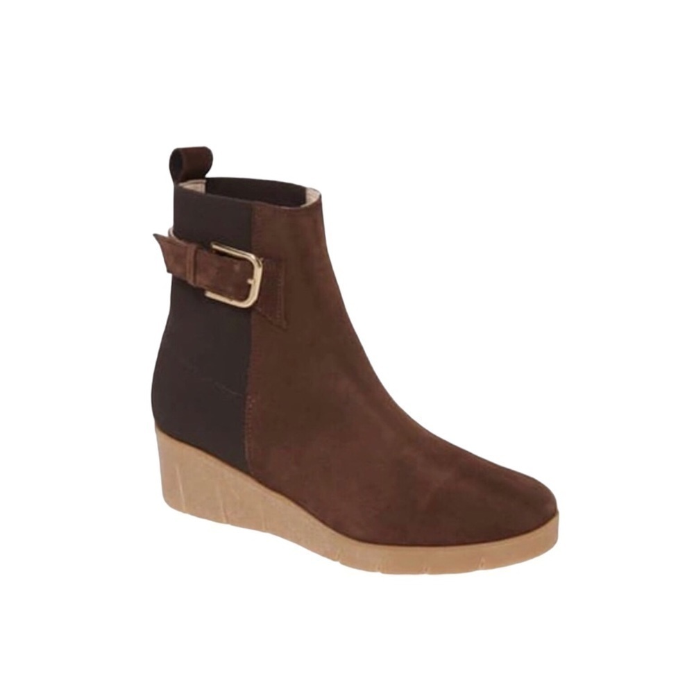 AMALFI, CHOCOLATE SUEDE BOOTIE, RANGONI GIANMARIA